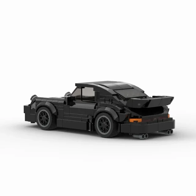 MOC Black Bird (930)Turbo Racing Sports Car Building Blocks  Vehicle Speed Champion Racer Brick Creative Garage DIY Toys for Boy 5