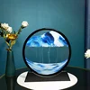 7-inch Quicksand Sand View Deep Sea Art Picture Hourglass 3D Dynamic Display Motion Sand Painting Home Office Decoration Gifts 2