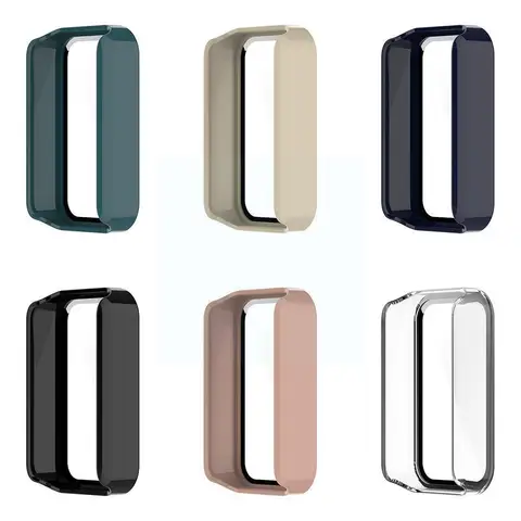 Redmi Smart Band Pro Case Full Coverage Protective Sleeve For Xiaomi Redmi Band Pro Screen Protector Tempered Glass Cov G9W4