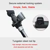 280g Lightweight Aluminum Alloy Trekking Poles Foldable 4-Sections Hiking Sticks Climbing Poles Collapsible Walking Sticks 4