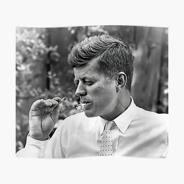 

Jfk Smoking Poster Poster Poster Picture Modern Art Home Painting Print Decor Wall Room Decoration Mural Funny Vintage No Frame