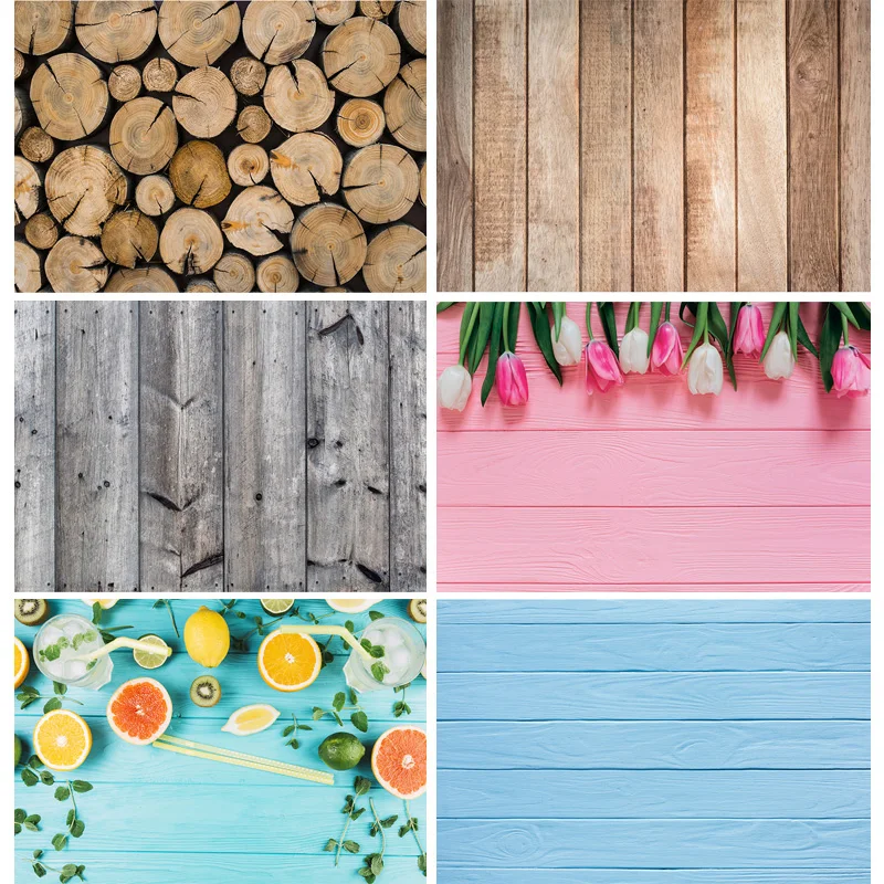 

SHENGYONGBAO Vinyl Custom Photography Backdrops Wooden Planks Theme Photography Background 210203FB-02