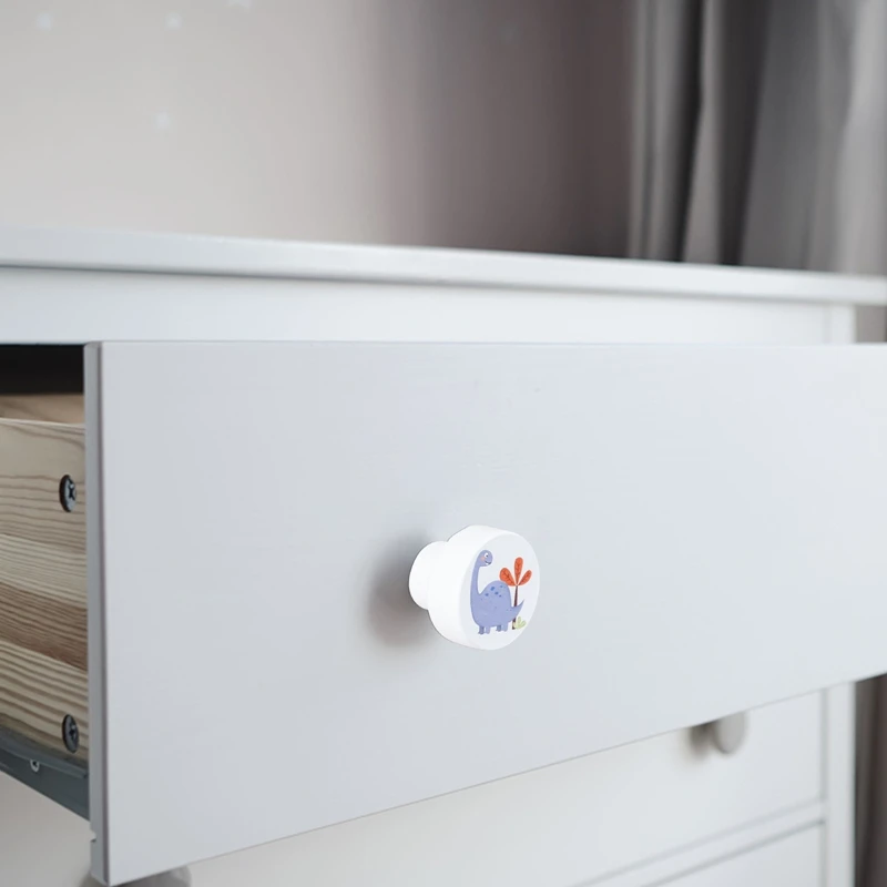 Description Picture 6 of itemWooden Door Handles Cute Dinosaur Wood Furniture Handles For Cabinets And Drawers Door Knobs Kitchen Cupboard Wardrobe Pulls