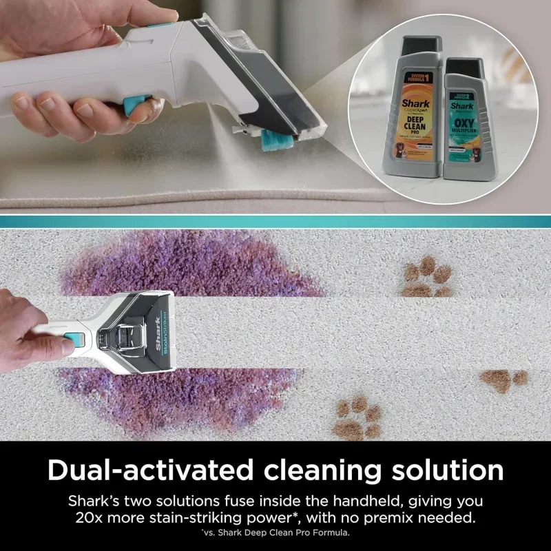 QWShark EX201 CarpetXpert Upright Carpet,Area Rug;Upholstery with StainStriker,Built-in Spot;stain Cleaner,Carpet Shampooer 4