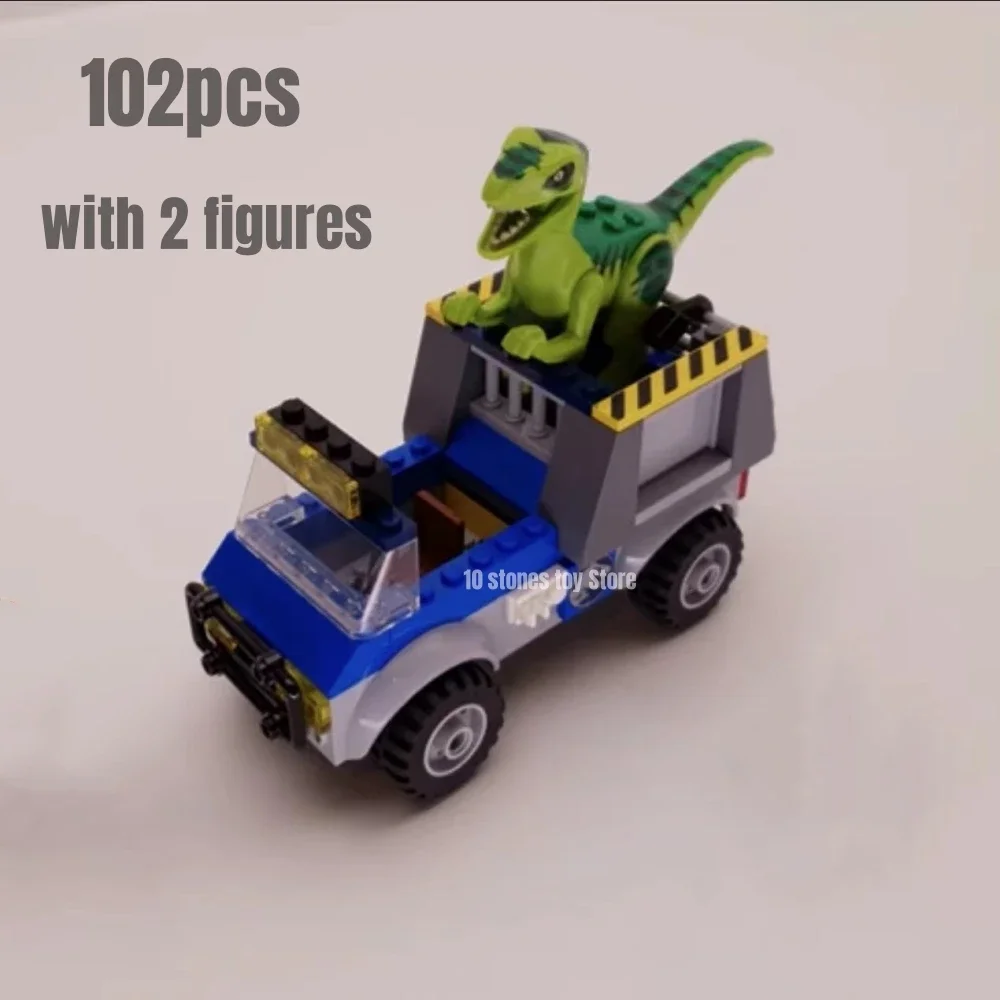 Bloques de construcción de escape de girosfera de Carnotaurus de 595 piezas compatibles con 75929 ladrillos, juguete de dinosaurio, regalo para niños