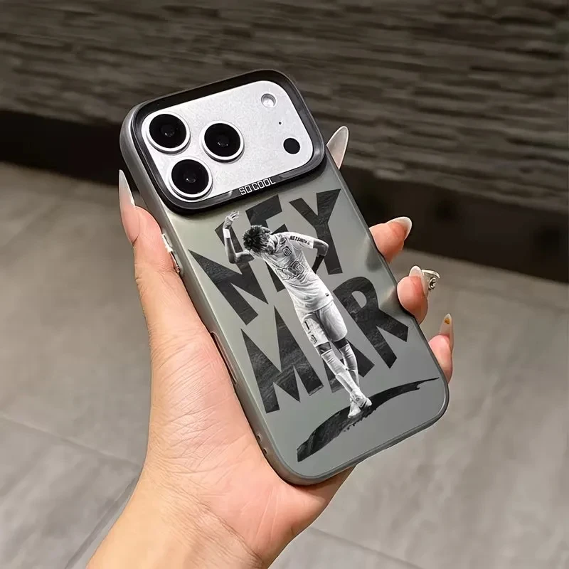 N-Neymars Frosted Acrylic Phone Case - Stylish and Durable Protective Cover