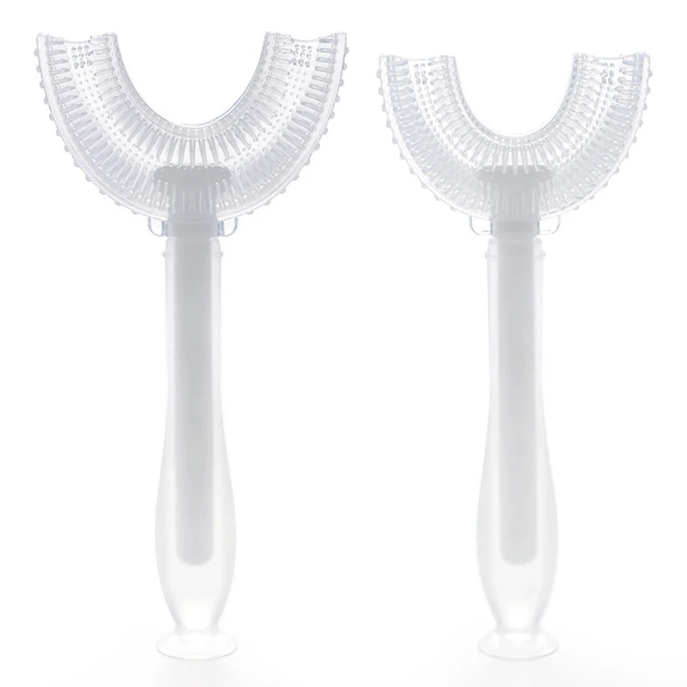 Manual Ushaped Toothbrush 360 Degree Children's Oral Care Cleaning