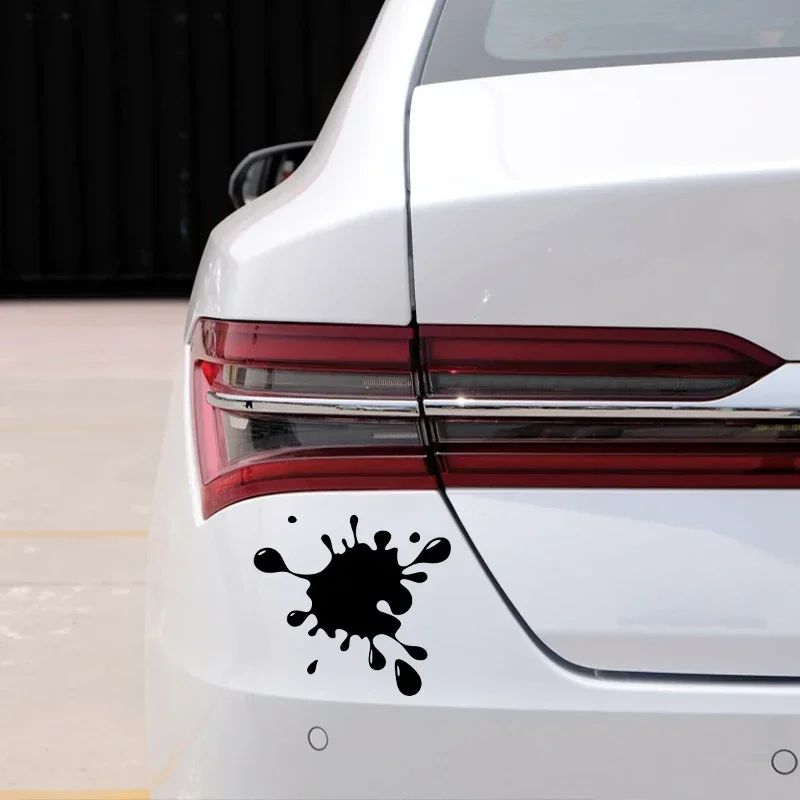

Наклейки для салона автомобиля с интересными пятнами, виниловые наклейки для украшения бампера 15 см * 13,8 см