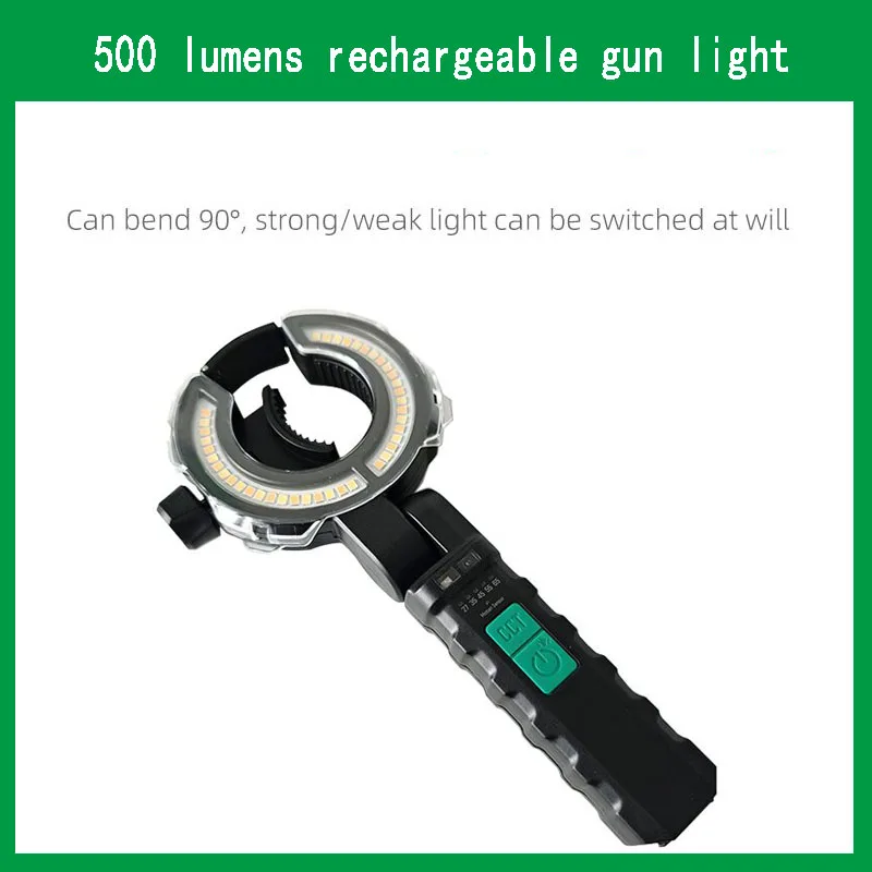 Luce LED Per Pistola A Spruzzo Auto – 5 Tonalità Di Colore (2700-6500K), 500 Lumen, Batteria 2600 MAh, Attacco Universale