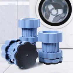 1/4Pcs Raise Height Washing Machine Shockproof Pad Non-slip Adjustable Height Shock Mute Pads Rubber Universal