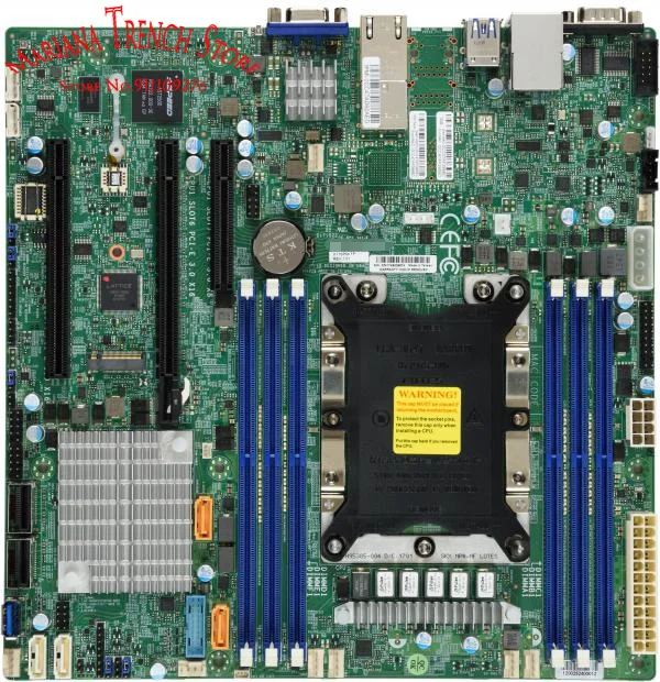 

X11SPM-TF for Supermicro MicroATX Motherboard LGA-3647 Xeon Scalable Processors DDR4 10GbE LAN Port SATA3 (6Gbps) via C622