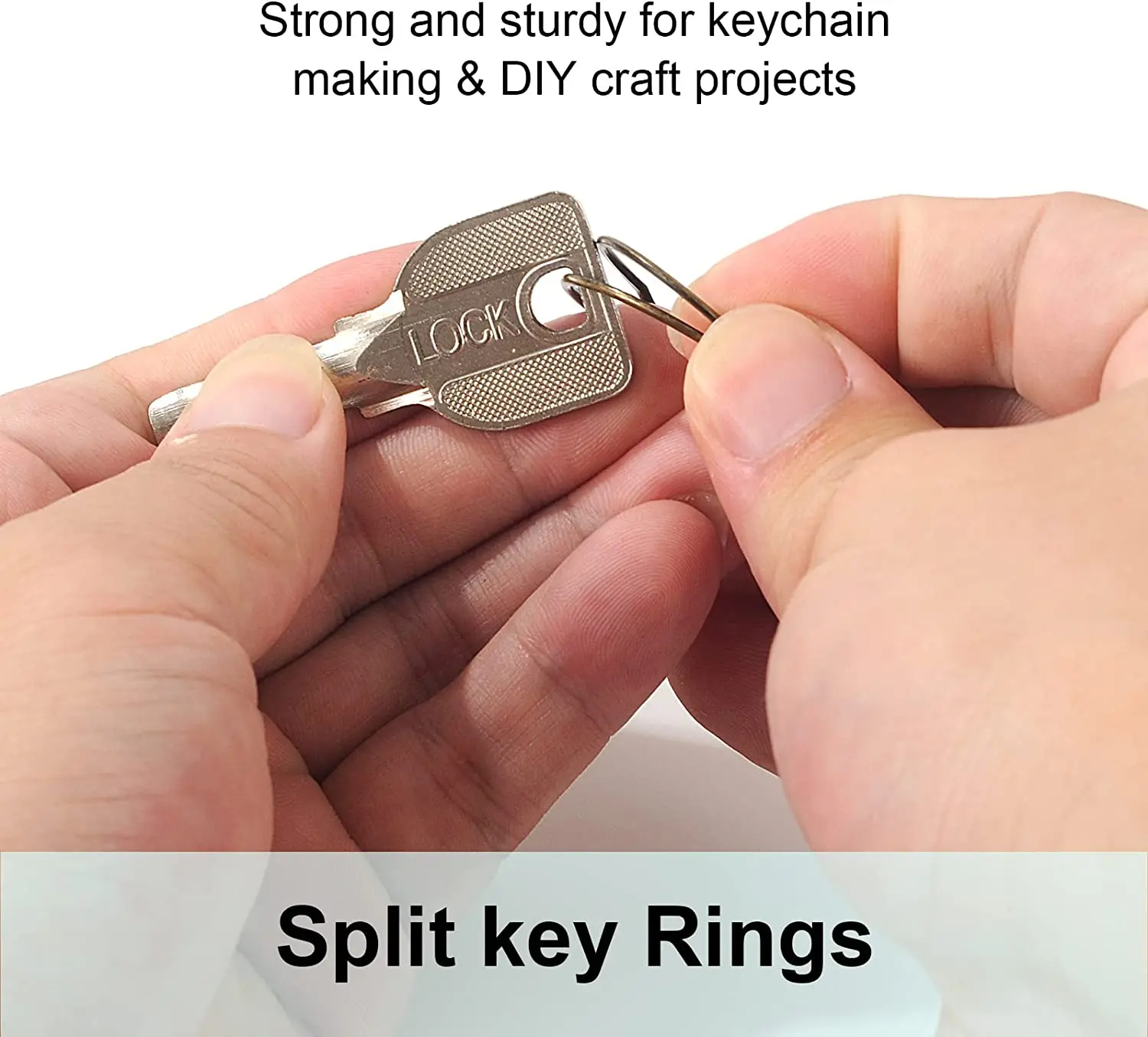 Factory Supply Cheap Price 20mm Metal Split Key Ring for Key Chain - China Split  Key Ring and Wire Key Ring price