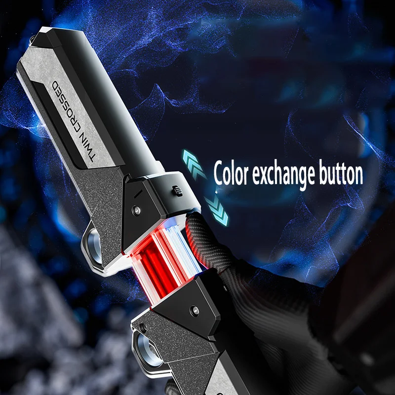 Outdoor Toy Bright Rotate Sword Multi-Color Flash LED Light Shine Cosplay Sword Toy Party Family Interactive For Kids Adult