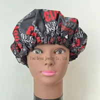 Greek alphabet sorority women's indoor waterproof bathing cap 1
