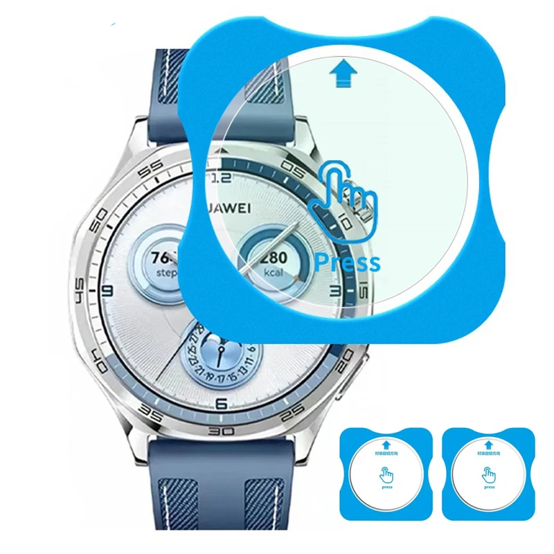 Premium Tempered Glass Screen Protector with Easy Alignment Tool for Huawei Watch GT 5 Pro