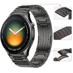 Premium Titanium Strap with Quick Release (20mm/22mm) - Sleek and Durable Bracelet Design for Realme Watch S (Titanium gray)