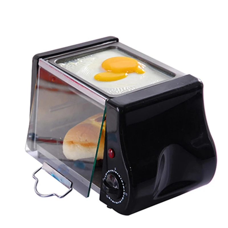 Mini Electric Oven Roast Grill Toaster Cake Baking Machine Steak Fried Eggs Omelette Frying Pan Timer 2