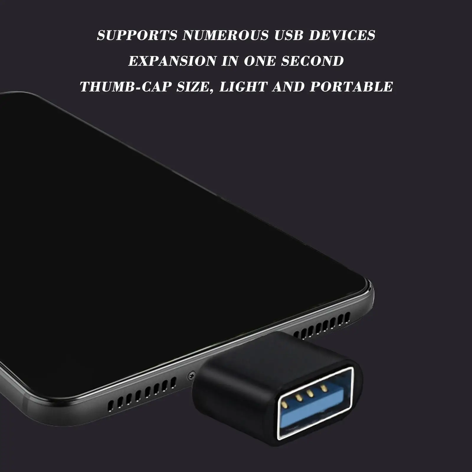 USB To Type C OTG Adapter USB-C Male To Micro Type-c Female Converter for Macbook S20 USBC