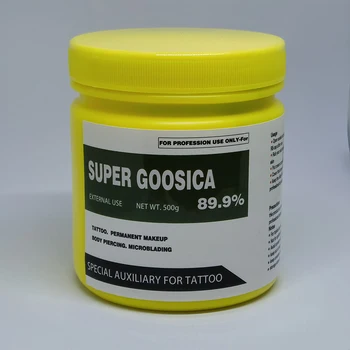 89.9% Super Goosica Tattoo Cream for Permanent Makeup Microblading Piercing Body Beauty Eyebrow Lips Liner Auxiliary Cream 500g 1