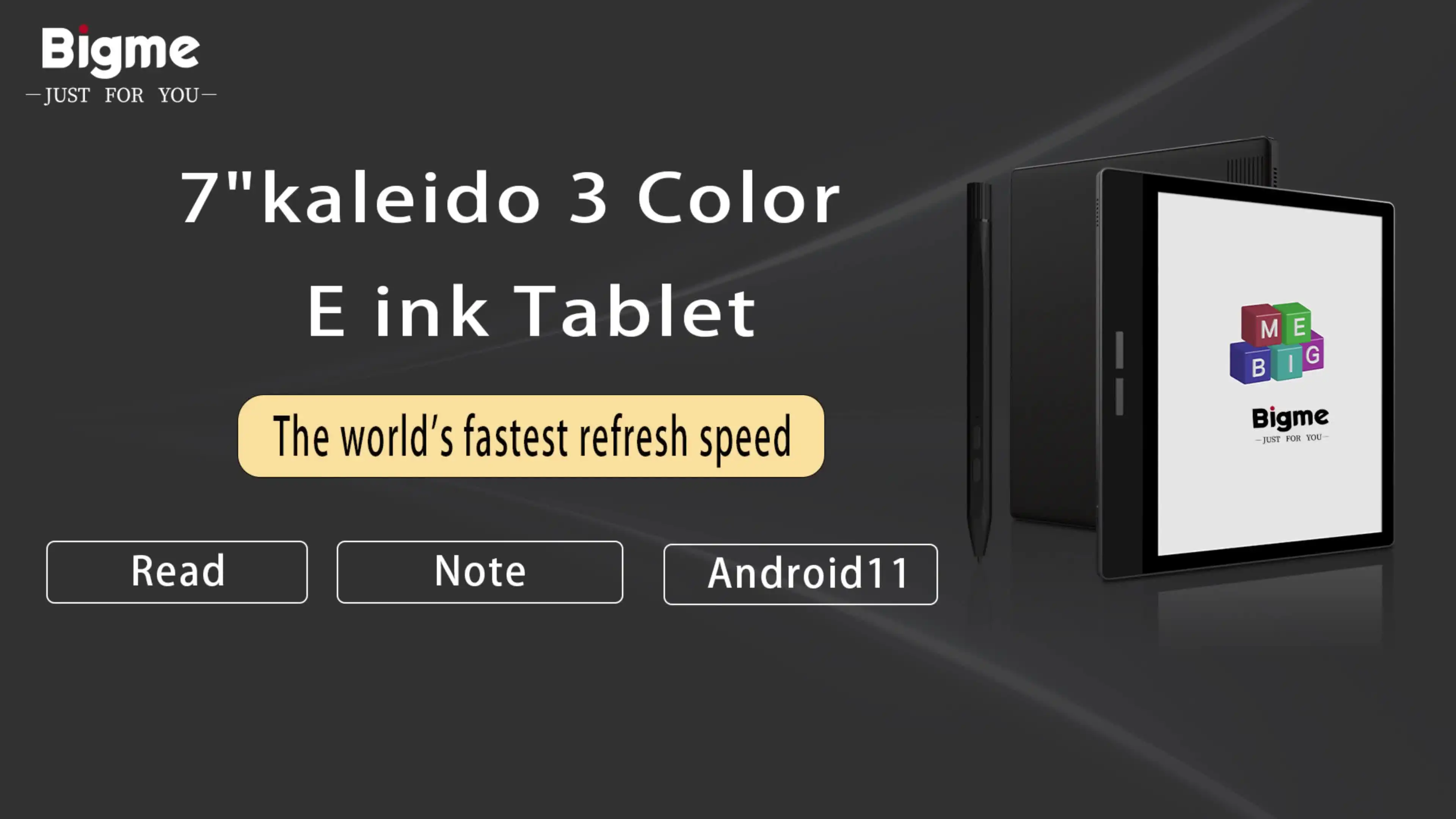 BIGME B751C 7 Color E-Ink E-Reader, 64GB, Android 11
