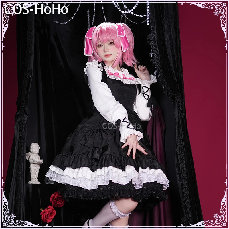 

COS-HoHo аниме Puella Magi Madoka Magica Kaname Madoka прекрасное платье лолиты Косплей Костюм Хэллоуин
