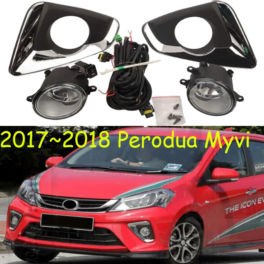 

Фасветильник головного света для автомобильного бампера Perodua Myvi, противотуманные фары 2016 ~ 2018y, галогенная лампа 4300K, проволока фары Hanress для противотуманных фар Myvi