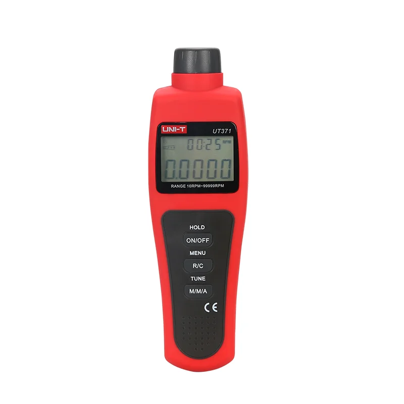 UNI-T UT371 UT372 UT372D UT373 비접촉식 디지털 타코미터 광전 속도 측정기 미니 RPM 미터 도구