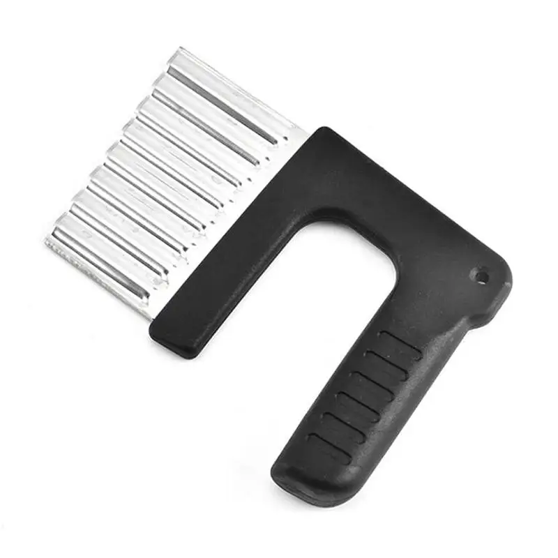 Fry Maker Tool Stainless Steel Potato Chip Slicer Dough Vegetable Fruit Crinkle Wavy Multi-purpose Household Kitchen Tools