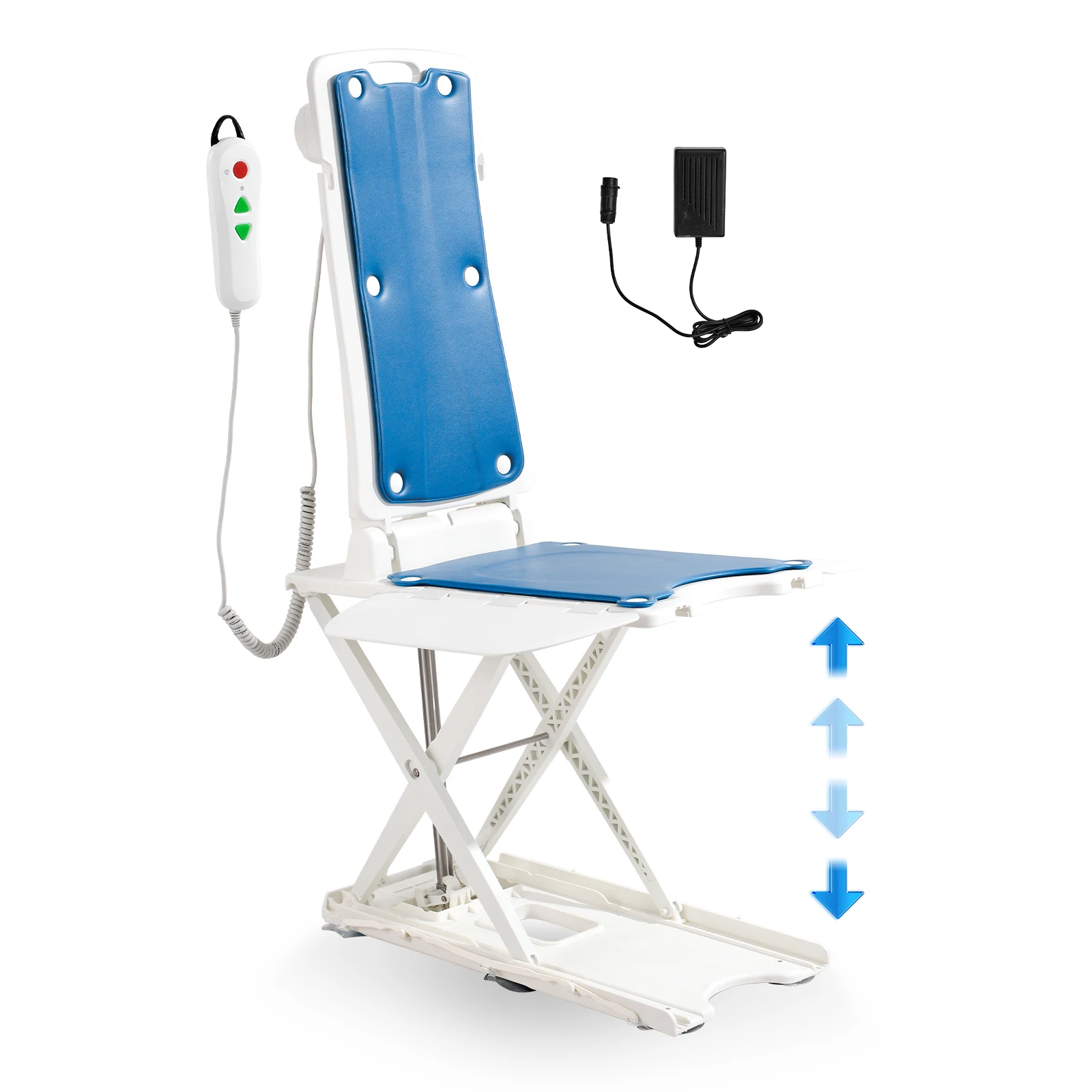 SucceBuy Electric Chair Lift Devices to Lift Elderly off Floor, Height Adjustable, Support Up to 310 LBS,  for Seniors, Patient