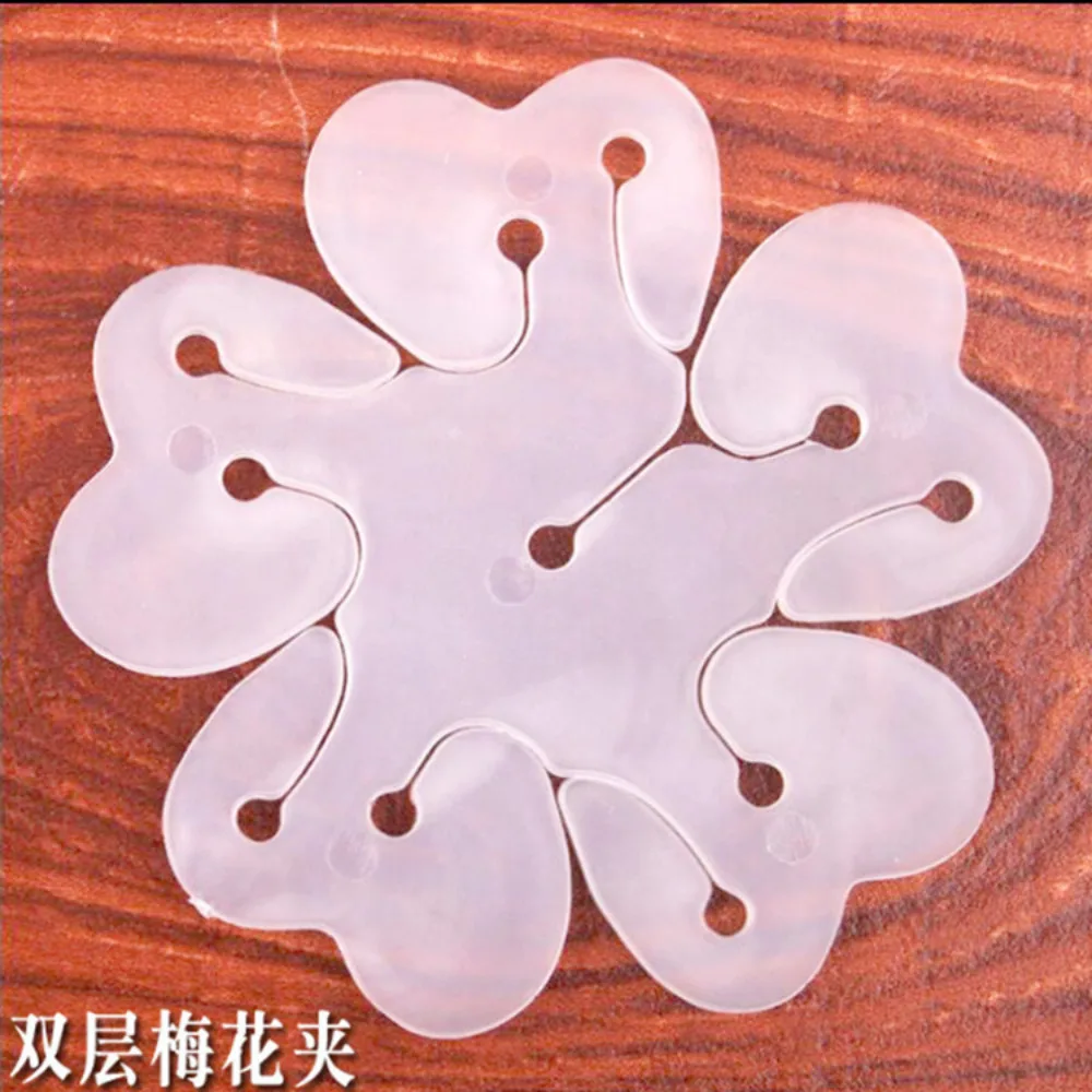 

10pcs Balloon Clips Plum Blossom Shape Arch Holder Balloon Column Stand for Birthday Party Supplies Wedding Event Decorations