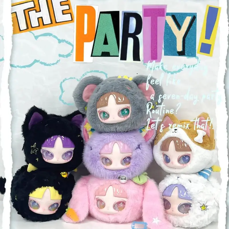 INN Seven Day Party Series Plush Vinyl Blind Box Backpack Pendant