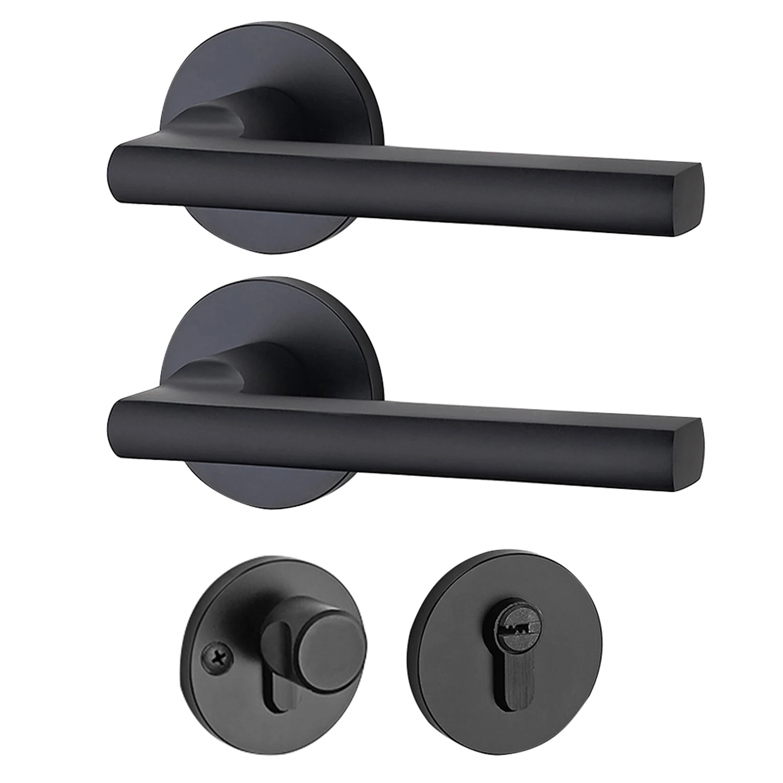 Hardware-Space-Aluminum-Modern-Bathroom-Door-Handle-Lock-Anti-Theft ...