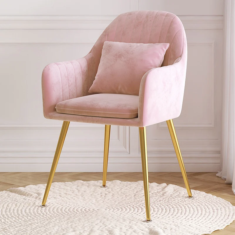 

Изысканные стулья в скандинавском стиле, домашний туалетный стул, дизайнерские спинки для подростковой спальни, туалетный столик, шикарная станция для маникюра