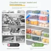 Resuable Transparent Storag Box Rectangular Multifunctional Kitchen Storage Box Food Grade Food Sealed Case Kitchen Organizer 5