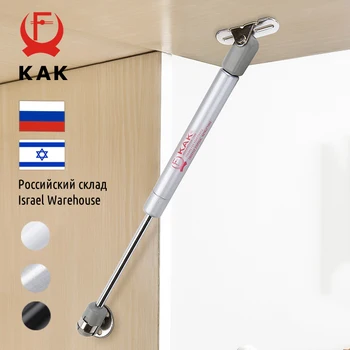 KAK 4 Pieces Soft Closing Cabinet Hinges 6kg to 10kg Bench Toy Box Lid Support Gas Strut Kitchen Cupboard Door Support Hardware