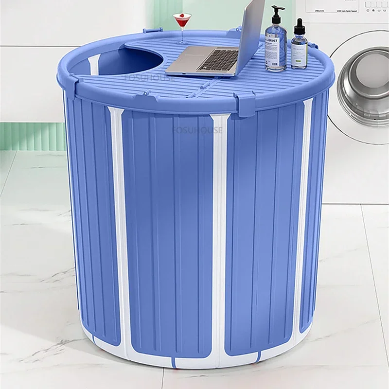 

Modern Plastic Foldable Bathtubs for Bathroom Folding Bathtub Household Light Luxury Whole Body Comfortable Bath Tub