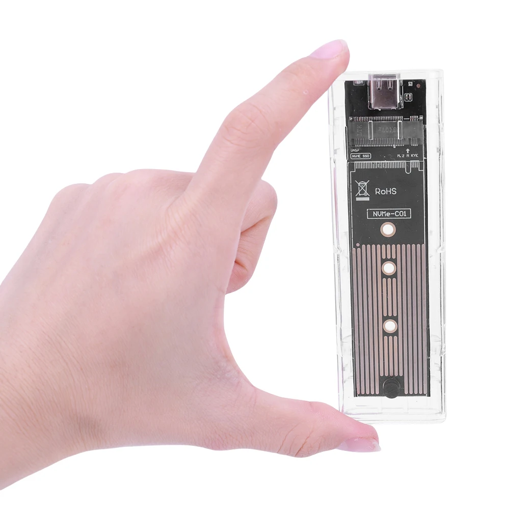 M.2 PCI-e NVME SSD   Ŭ, M Ű B + M Ű, USB3.1 C Ÿ SSD Ŭ ڽ, 2230 2242 2260 2280mm SSD