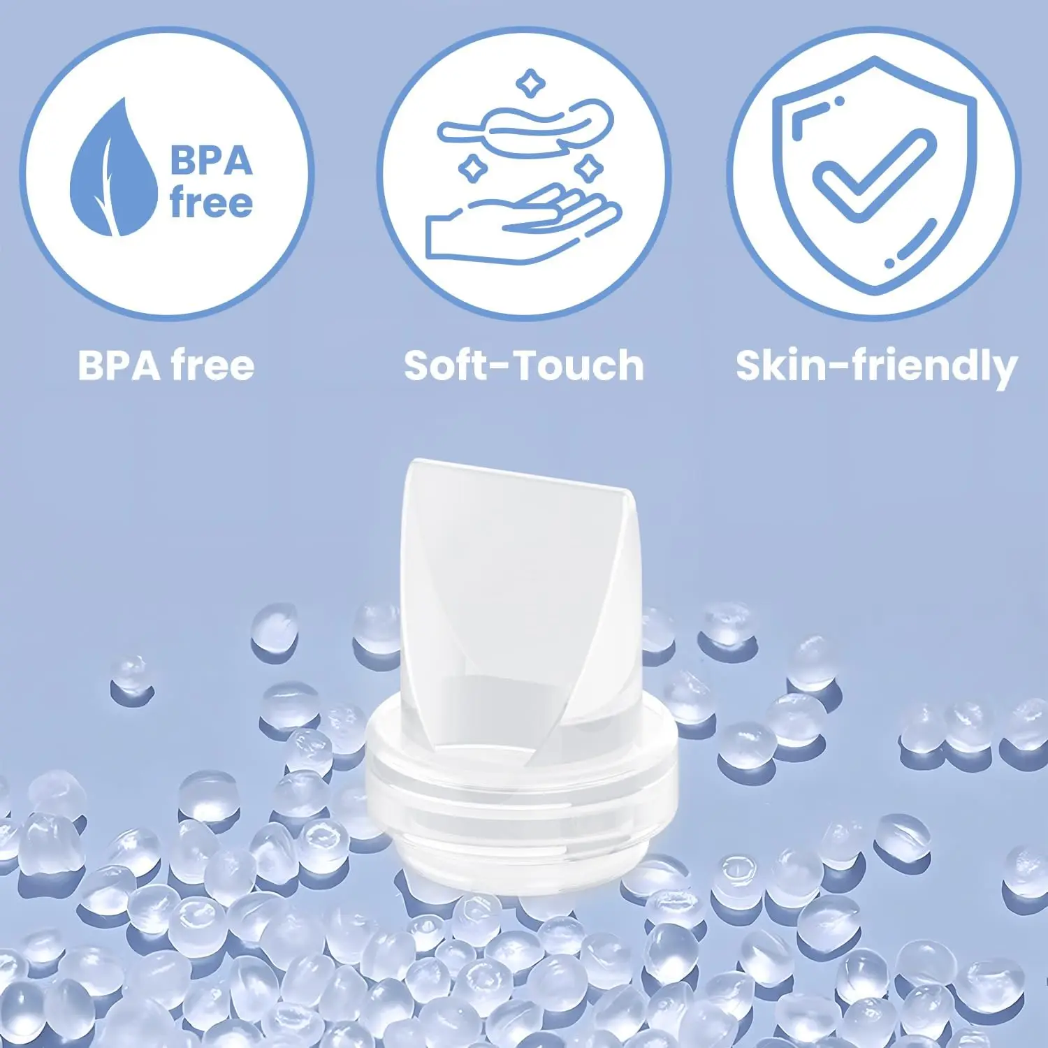 Duckbill Valves Wearable Breast Pump Accessories Replacement Fit S32/S21/S18 2 PCS