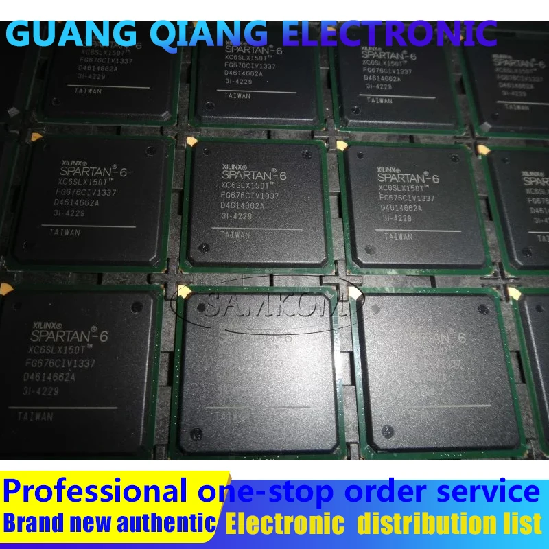 

1 шт XC6SLX150T-3FG676I IC FPGA 396 I/O 676FCBGA