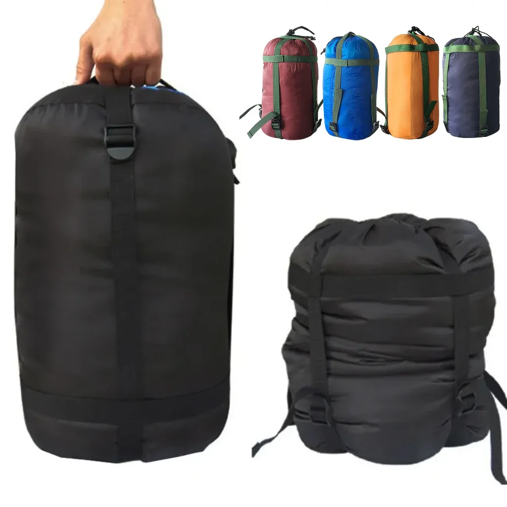 Sleeping Bag Compression Stuff Sack Storage Carry Bag For Outdoor Travel Hiking Waterproof Package