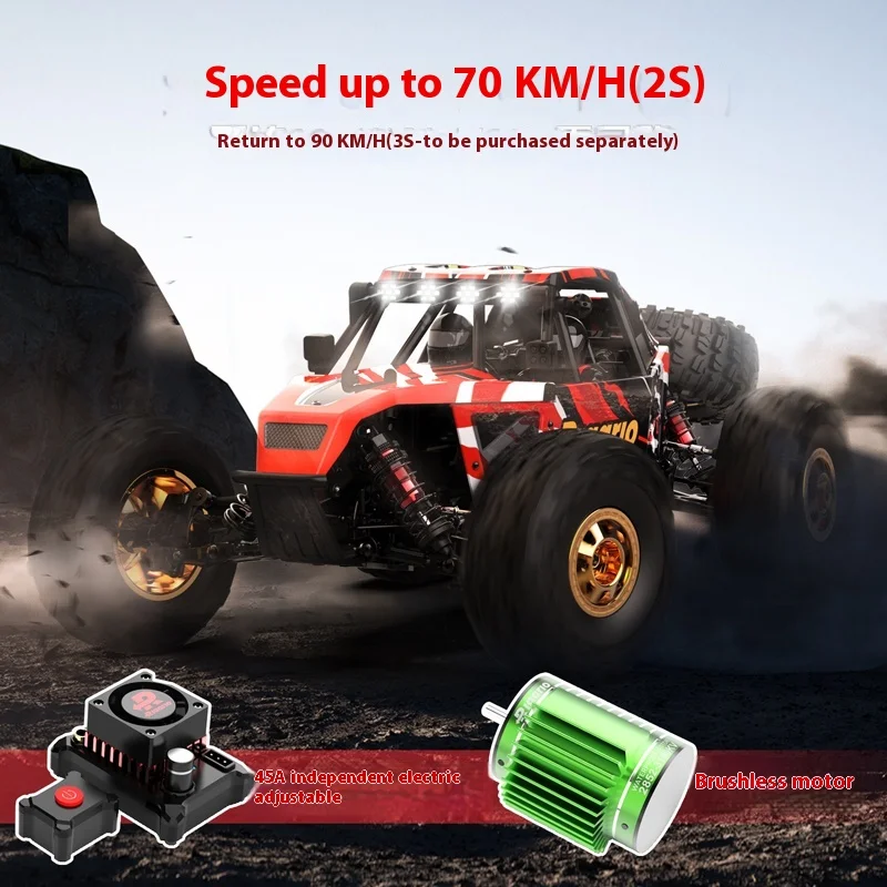 Relalo Am-D12rc 1:12 90km/H Remote Control Car Desert Card Remote Control Car Four-Wheel Drive Off-Road Remote Control Car Toy 2