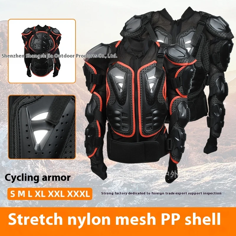 Scrambling Motorcycle Armor Protective Clothing Riding Racing Anti-Fall Clothing Anti-Fall Pants Suit Chest Protector Armor