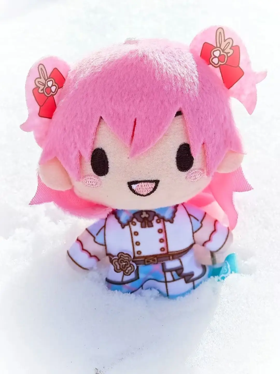 Project Sekai Momoi Airi Cosplay Anime Plush 10CM Cute Stuffed Body Plushie Cartoon Pendant Knapsack Ornament Birthday Gifts