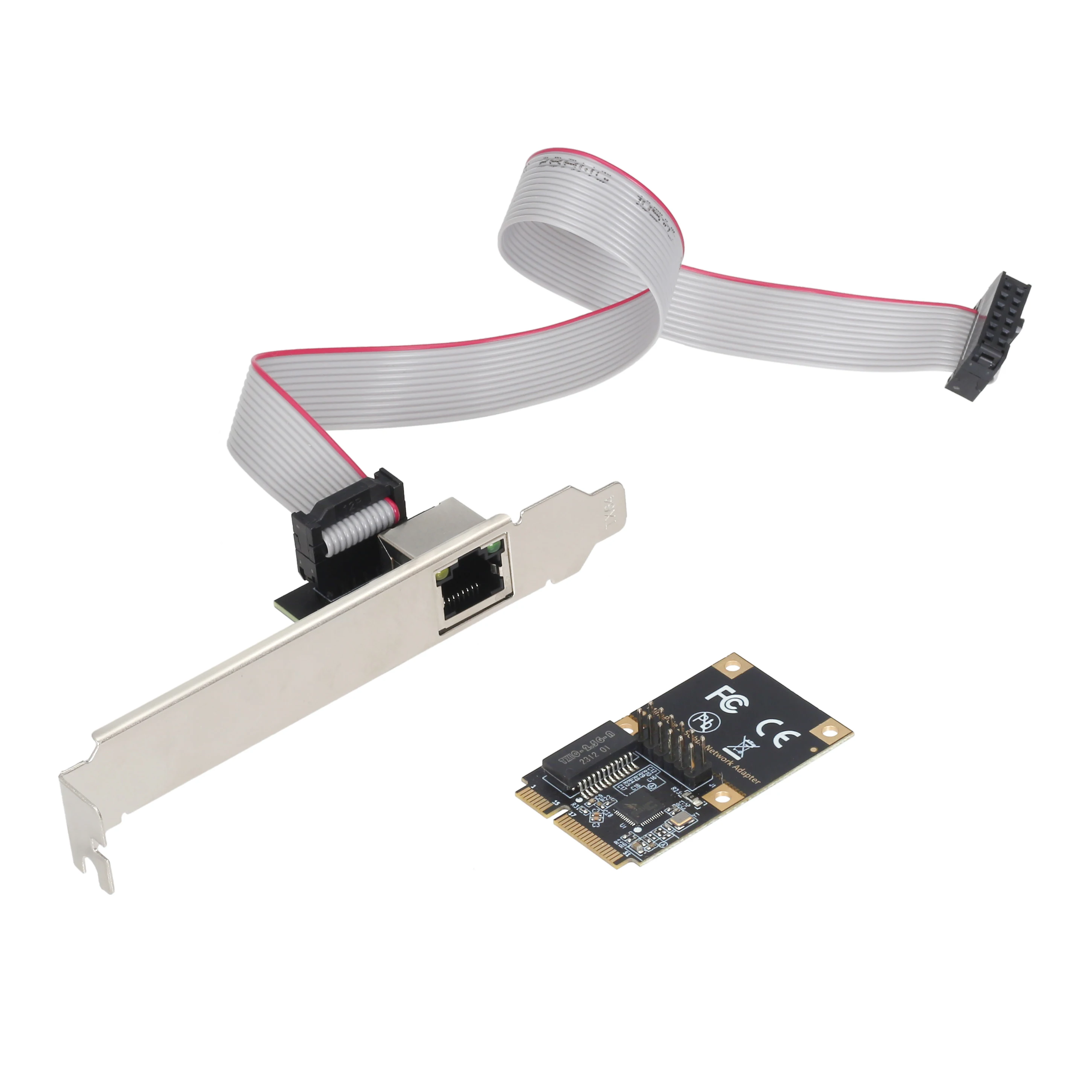 Realtek RTL8125BG 칩 2.5G/1G 미니 PCI 익스프레스 LAN 카드 미니 PCIE - RJ45 COM 포트