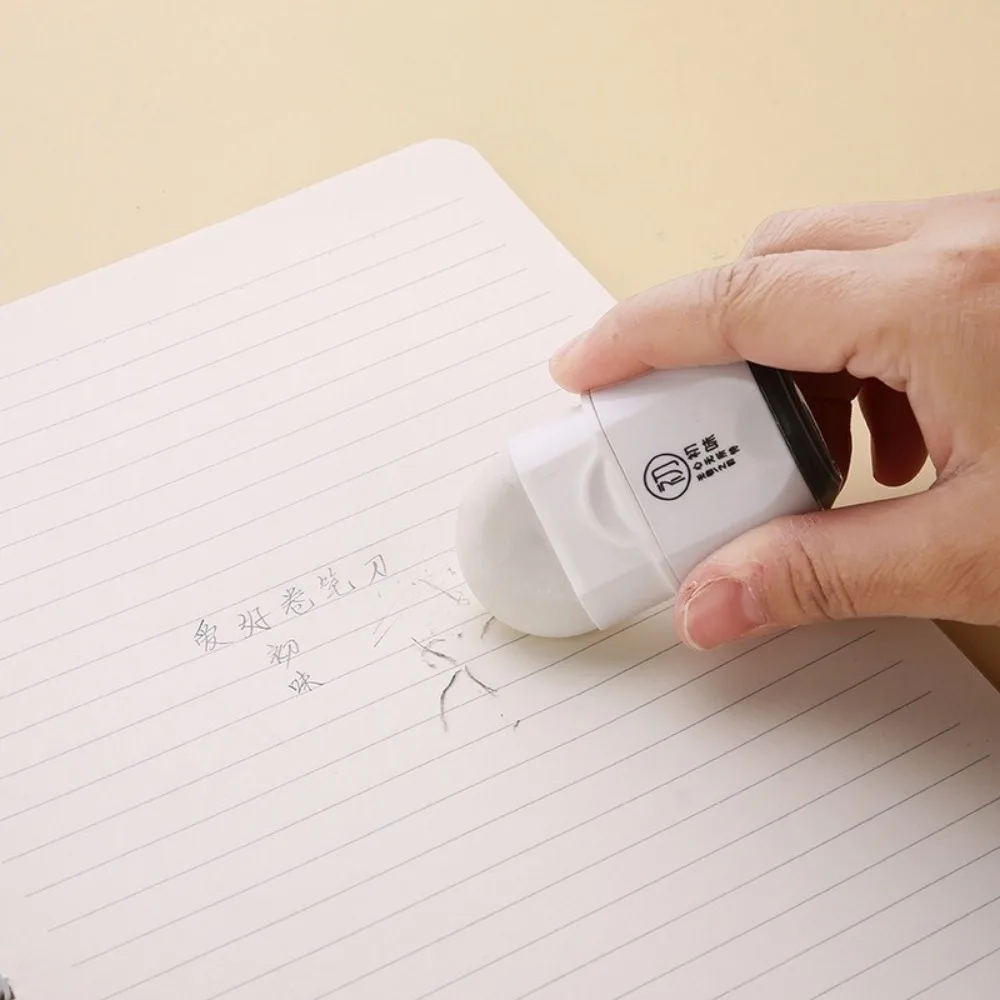 Gomma + temperamatite Due in uno Cancelleria di bell'aspetto Temperamatite multifunzionale Materiale scolastico di cancelleria per studenti - immagine 3