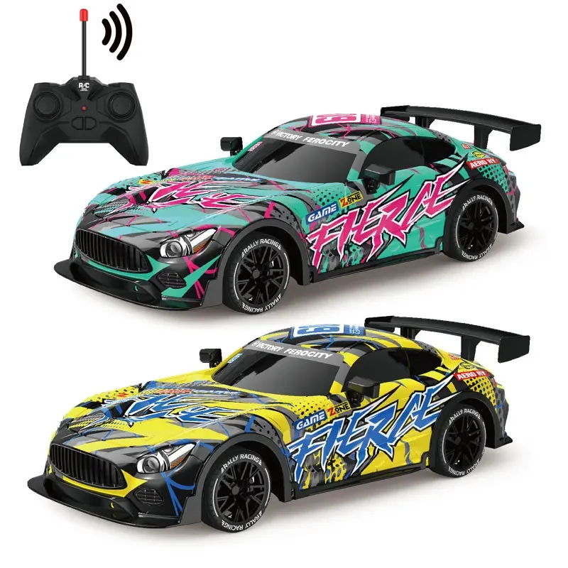 Rc Car 1/18 4Ch High-Speed Remote Control Drift Racing Car Electric Sportscar Toy Vehicle Model Toys for Boys Kids Birthday Gift
