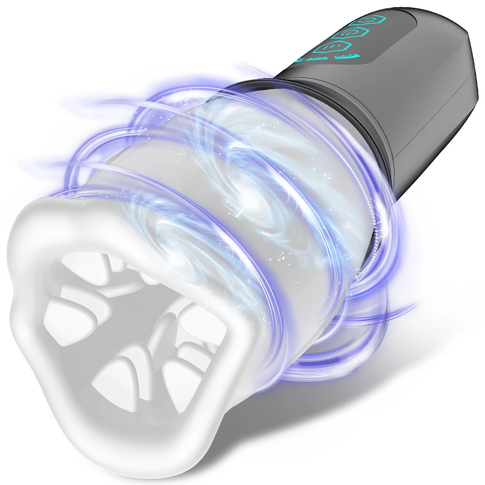 Rotierender Penis Masturbator Für Männliches Eichel Training_voghion.com