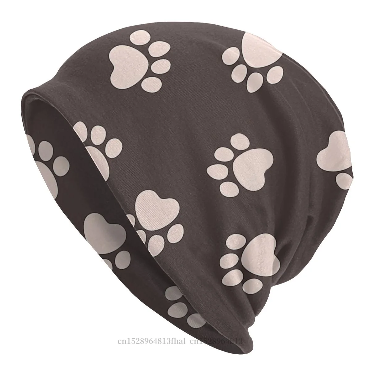 

Dogs Design Fashion Hats Paw Print Bonnet High Quality Skullies Beanies Caps