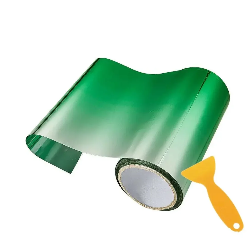 Pellicola Oscurante Auto AOWINHIT 20x150 Cm - Striscia Visiera Parabrezza Con Raschietto Incluso