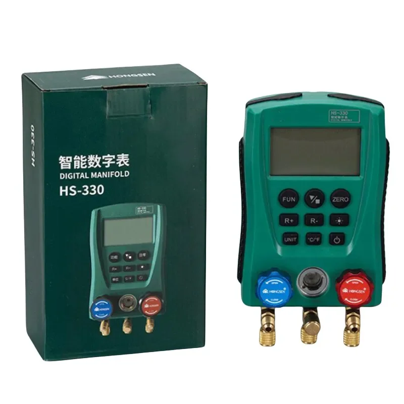 Air conditioning and refrigeration electronic fluorine charging meter, manifold fluorine charging meter, liquid refrigerant tool